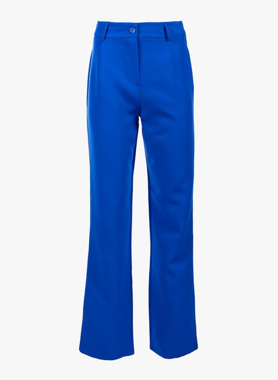 Pantalon kobalt blauw loose fit