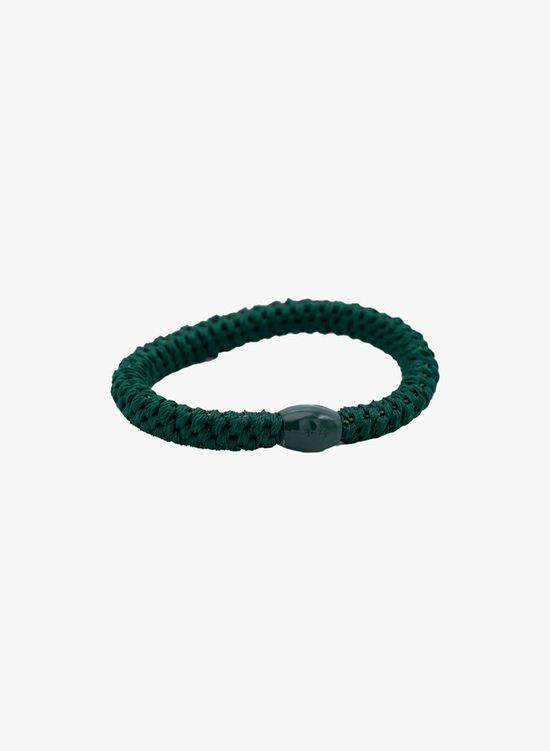 Haarelastiek armband groen