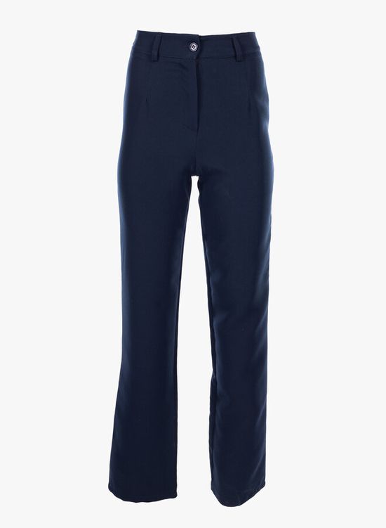 Pantalon loose fit donker blauw