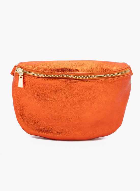Bum bag metallic oranje