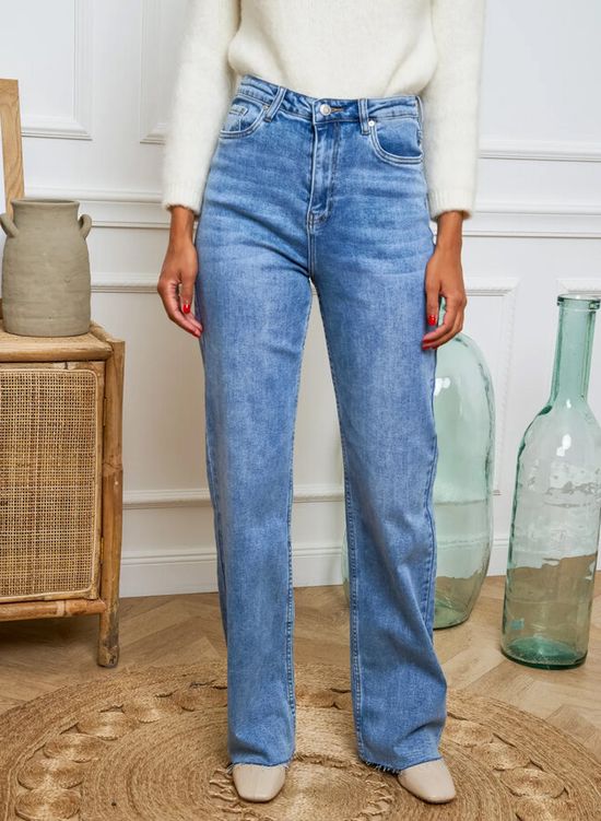 Wide leg jeans Mara blauw