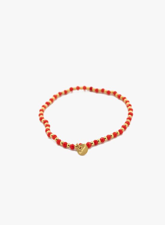 Kralenarmband rood Fenna