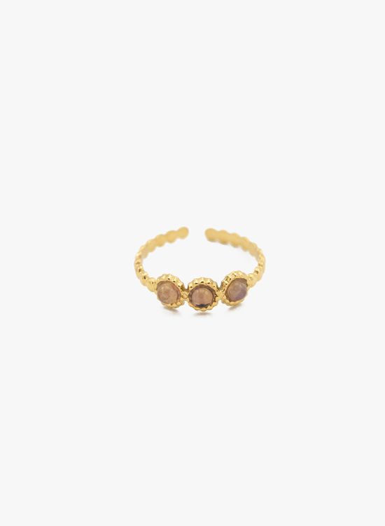 Ring Amber roze