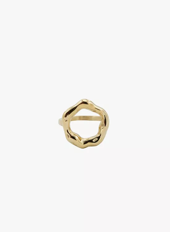 Ring met open cirkel statement