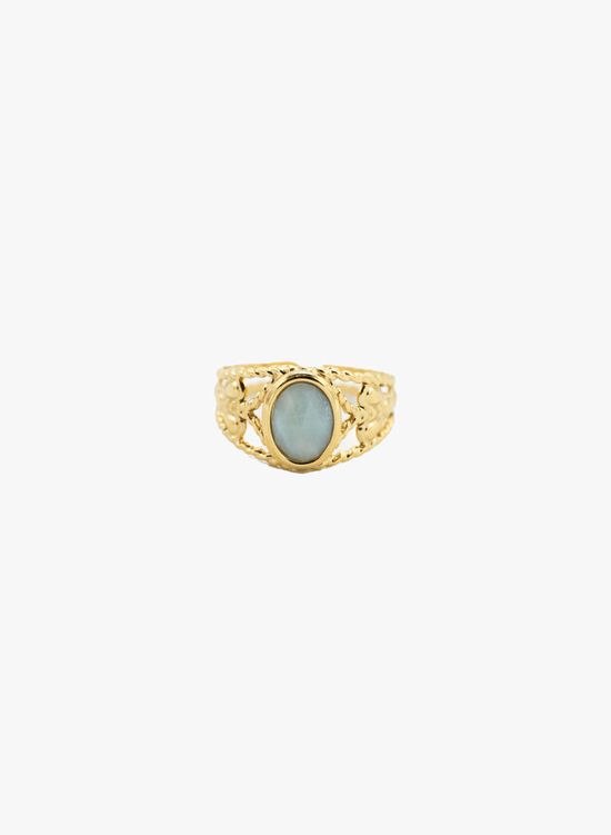 Ring turquoise steen Saartje