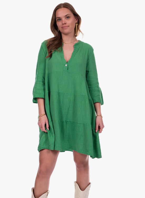 Katoenen jurk Ibiza groen