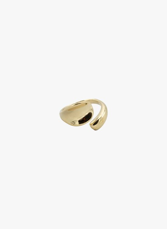 Ring abstract ontwerp goud