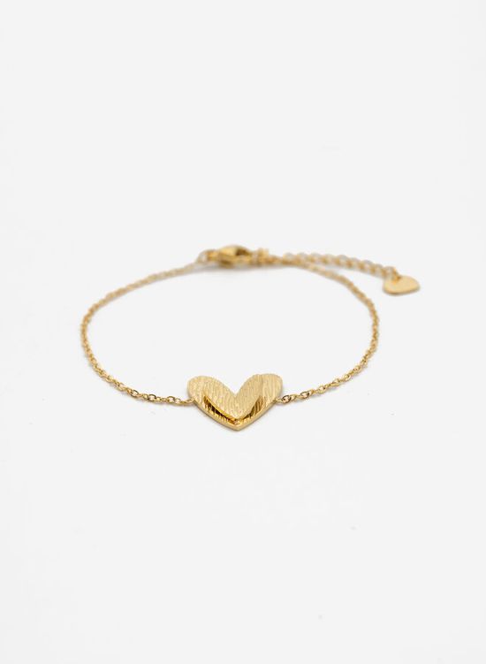 Armband met dubbel hart