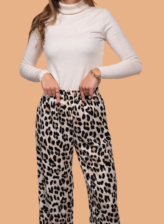 Panterprint broek